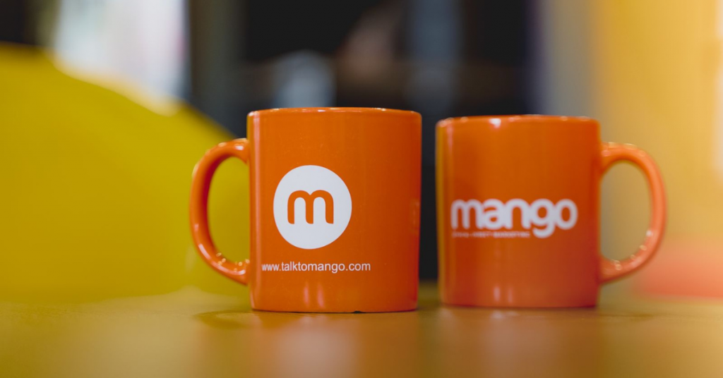 orange mango mugs - sustainable reusables