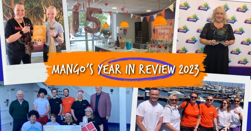mango's year in review 2023 featured image - collage of photos from throughout the year